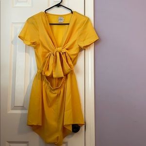 Princess Polly Yellow Romper